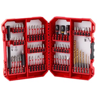 Foto 1 | Kit De Brocas Y Brocas Milwaukee Shockwave Con 60 Piezas 48-32-4097 - Venta Internacional.