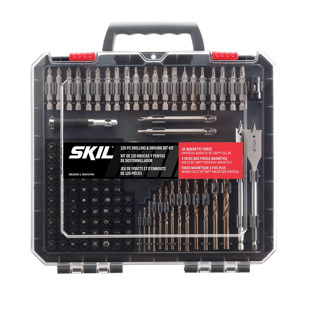 Juego De Brocas Para Taladrar Y Atornillar Skil Smxs8501, 120 Piezas - Venta Internacional.