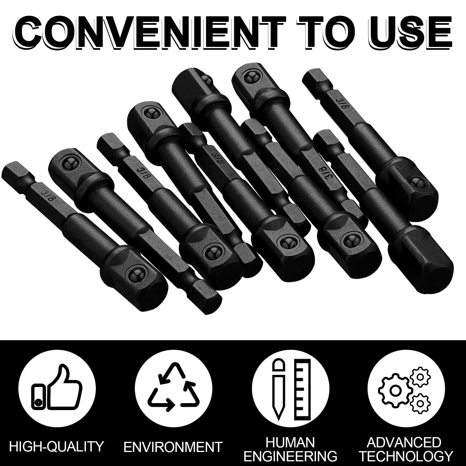 Foto 5 pulgar | Adaptador de Impacto con Enchufe Cuadrado para Taladros - Venta Internacional