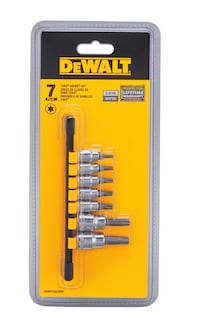 Foto 1 | Juego De Enchufes Dewalt Dwmt 7pc Torx 1/4 3/8 Dr - Venta Internacional.