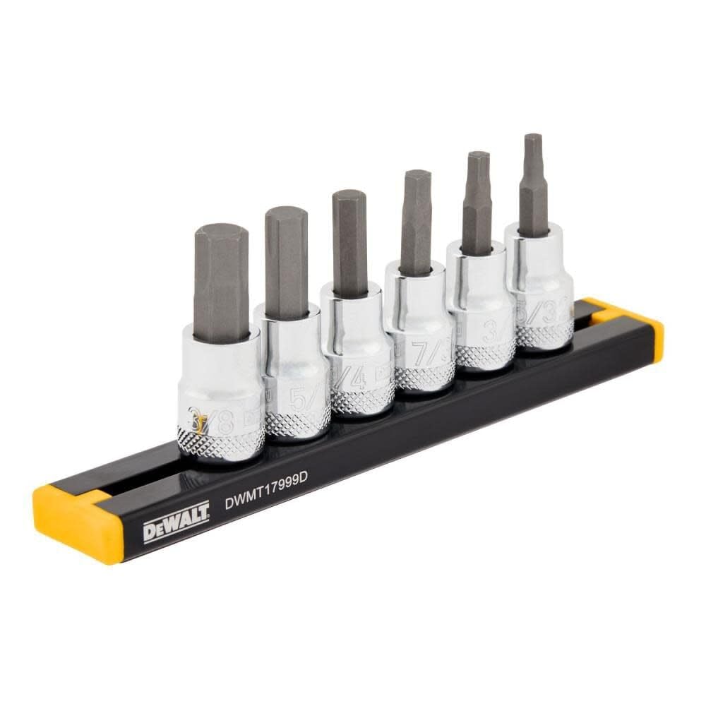 Foto 4 pulgar | Juego De Enchufes Dewalt Dwmt17000 3/8 Drive Sae Hex, 6 Piezas - Venta Internacional.