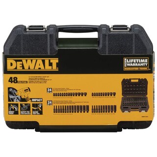 Foto 4 | Juego De Enchufes De Impacto Dewalt Dwmt19251, 48 Piezas, 1/4 Pulgadas - Venta Internacional.