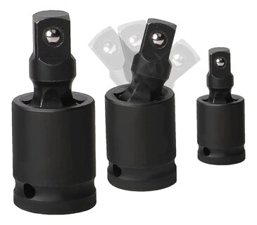 Foto 2 | 3 Nudos De Impacto Flexibles Belug 3/8 Y 1/2 Y 1/4 Para Matra Negro