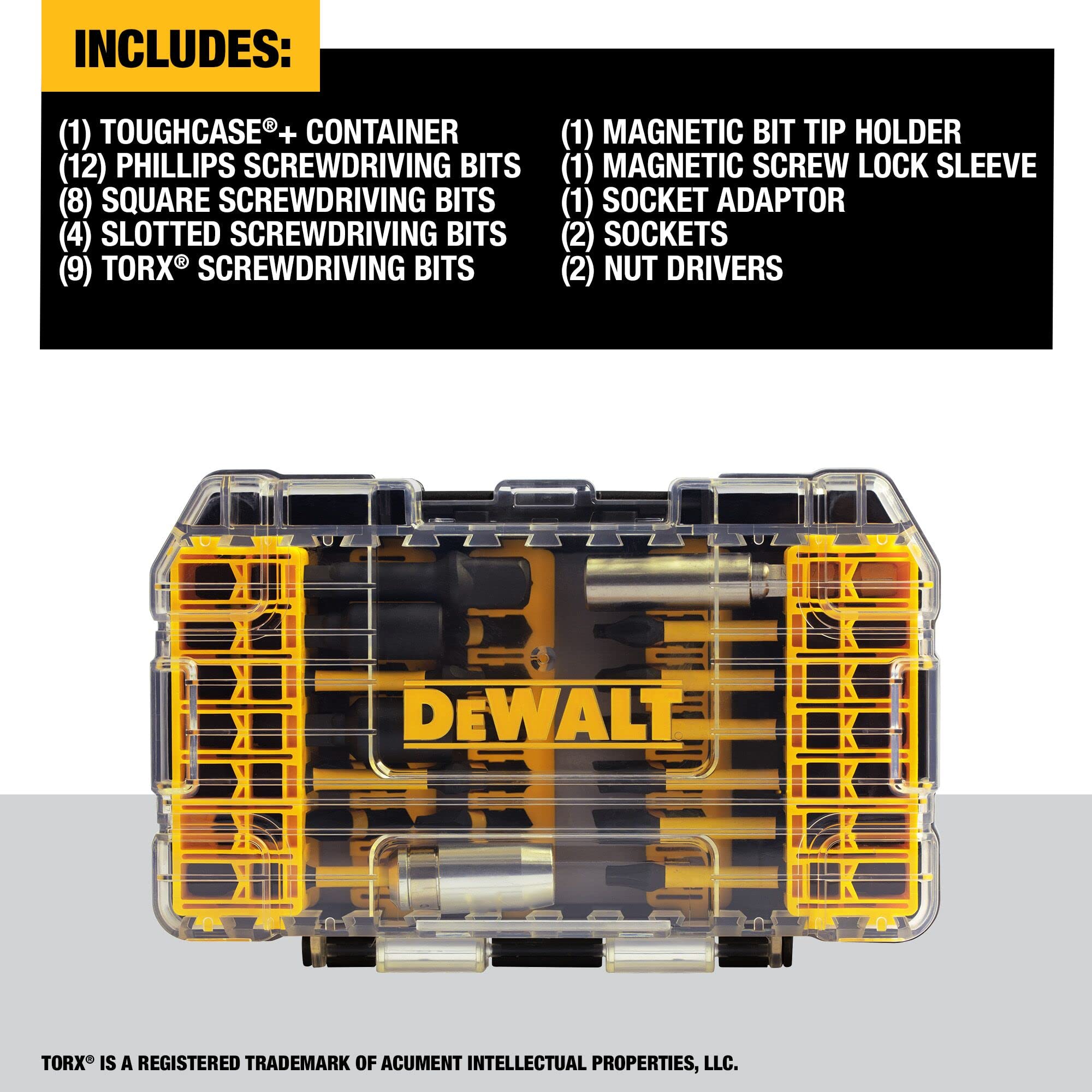 Foto 3 pulgar | Juego De Puntas De Destornillador Dewalt Dwa2ngft40ir Impact Ready  40 Piezas - Venta Internacional.