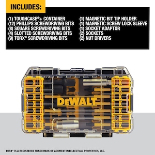 Foto 2 | Juego De Puntas De Destornillador Dewalt Dwa2ngft40ir Impact Ready 40 Piezas - Venta Internacional.