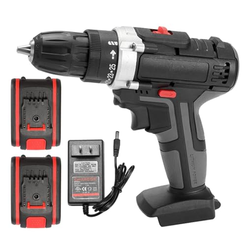 Foto 2 pulgar | Cordless Drill Driver Kit, Electric Drill 36v Portable With 2 Battery, 25+1 Torque Settings, 280 In-lbs Torque, 3/8''ch