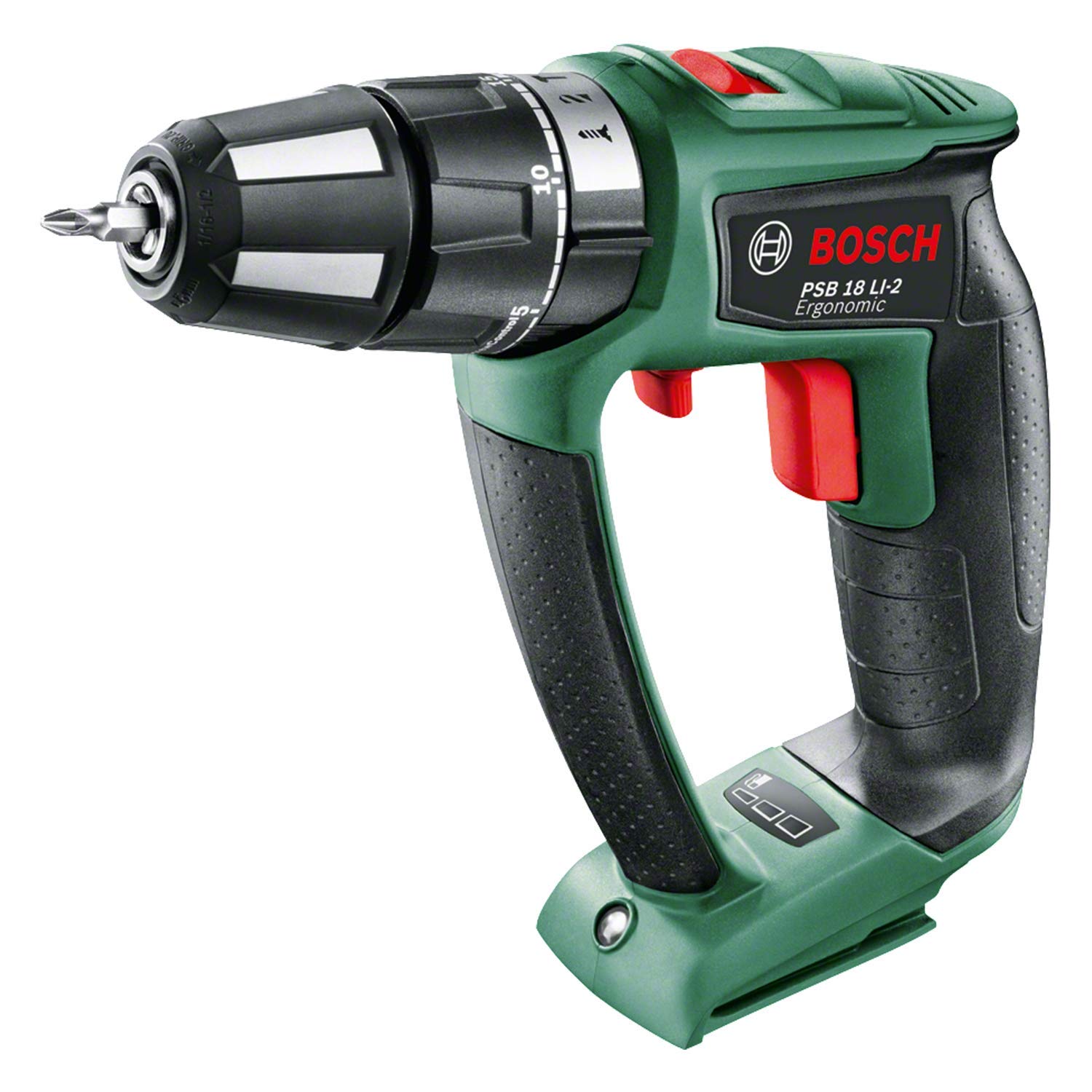 Foto 2 pulgar | Bosch - Taladro Combinado Inalámbrico Psb 18 Li-2 (sin Batería, Sistema De 18 Voltios, Diámetro De Tornillo: 10 Mm, E