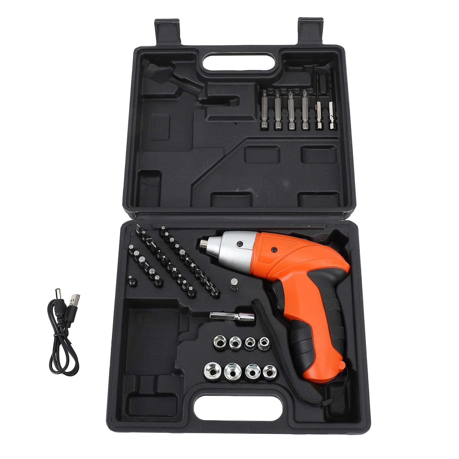 Foto 2 pulgar | Oqrsqogv For Hardware Electric Screwdriver Set Portable 3.6v With 45 Bits 180rpm High Speed Power Screwdriver Repairing