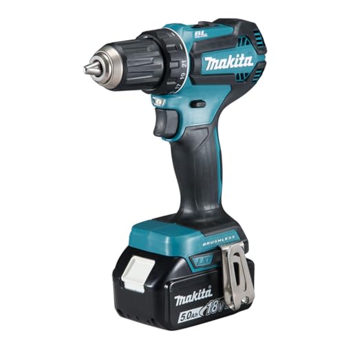 Foto 2 pulgar | Makita Ddf485rtj - Taladro Atornillador Inalámbrico (18, 0 V), Color Azul Y Plateado