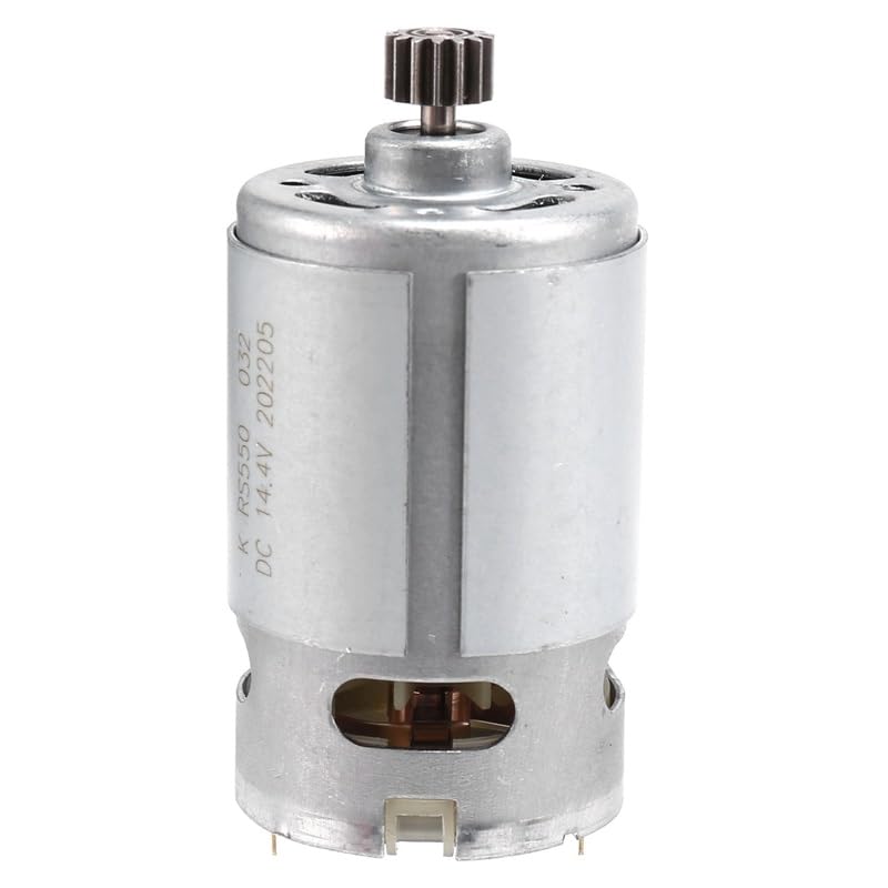 14teeth Motor 317004430 Dc Gear Motor Usado For Taladro De Impacto Inalámbrico Eléctrico Bs18 (color : Silver)