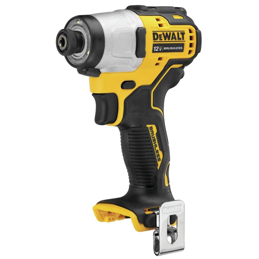 Dewalt Xtreme - Controlador De Impacto De 12 V Max*, Inalámbrico, 1/4 Pulgadas, Solo Herramienta (dcf801b)