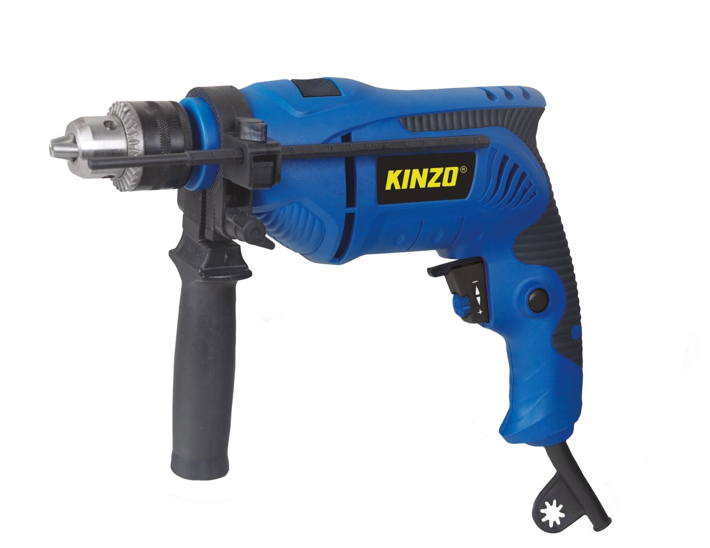 Kinzo 871125272192 - Broca De Percusión (500 W, 1 Unidad), Color Azul