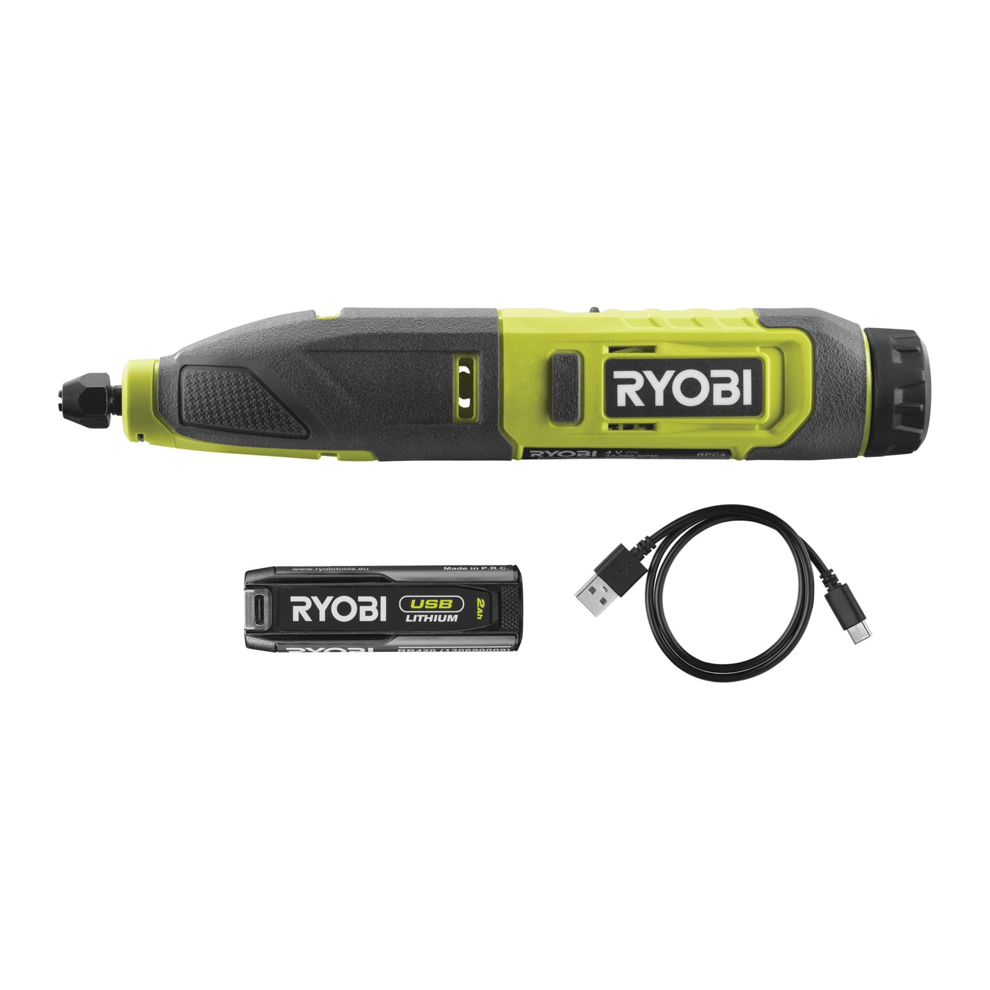 Foto 2 pulgar | Ryobi Rpc4-120g - Herramienta Eléctrica Inalámbrica De 4 V (1 X 4 V 2.0 Ah), Color Verde