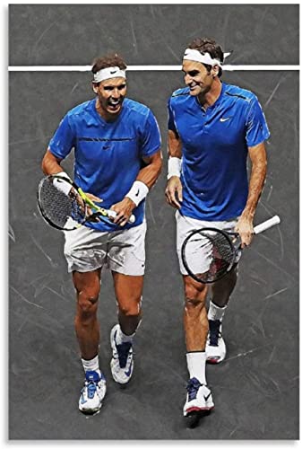 Foto 2 pulgar | Diy Pintura Diamante Por Kit Rafael Nadal Roger Federer 5d Diamond Painting Taladro Completo Diamante Bordado Kit 15.7'