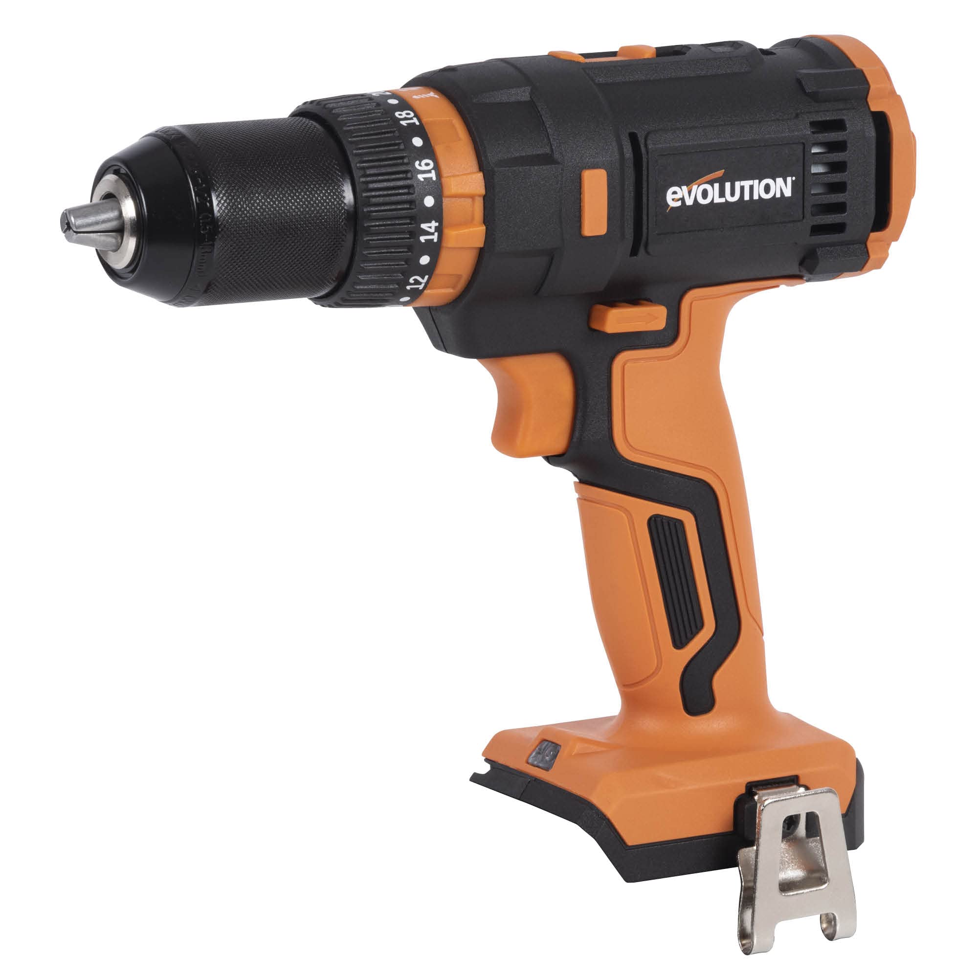 Evolution Taladro Inalámbrico Power Tools R13cmb-li Con Velocidad Variable – Clip Para Cinturón, Batería De 2 Ah Y