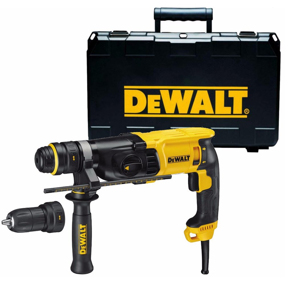 Dewalt D25134k Rotomartillo Sds Plus 1'' Con Mandril De 1/2'' 800w 3 Modos