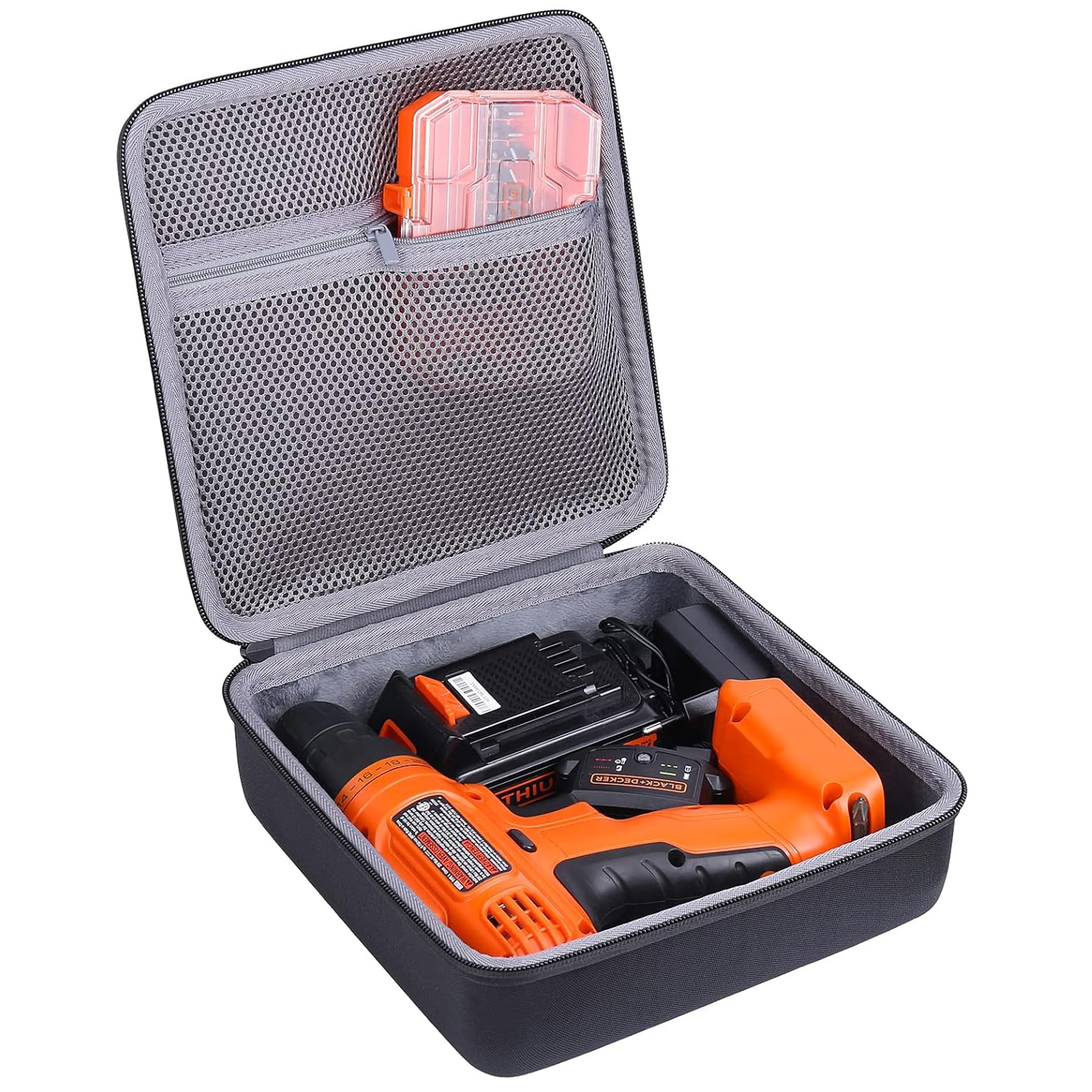 Co2crea Funda Rígida Compatible Con Black+decker Ldx120c / Ld120va Max Taladro Percutor Inalámbrico Ion(funda Solo)