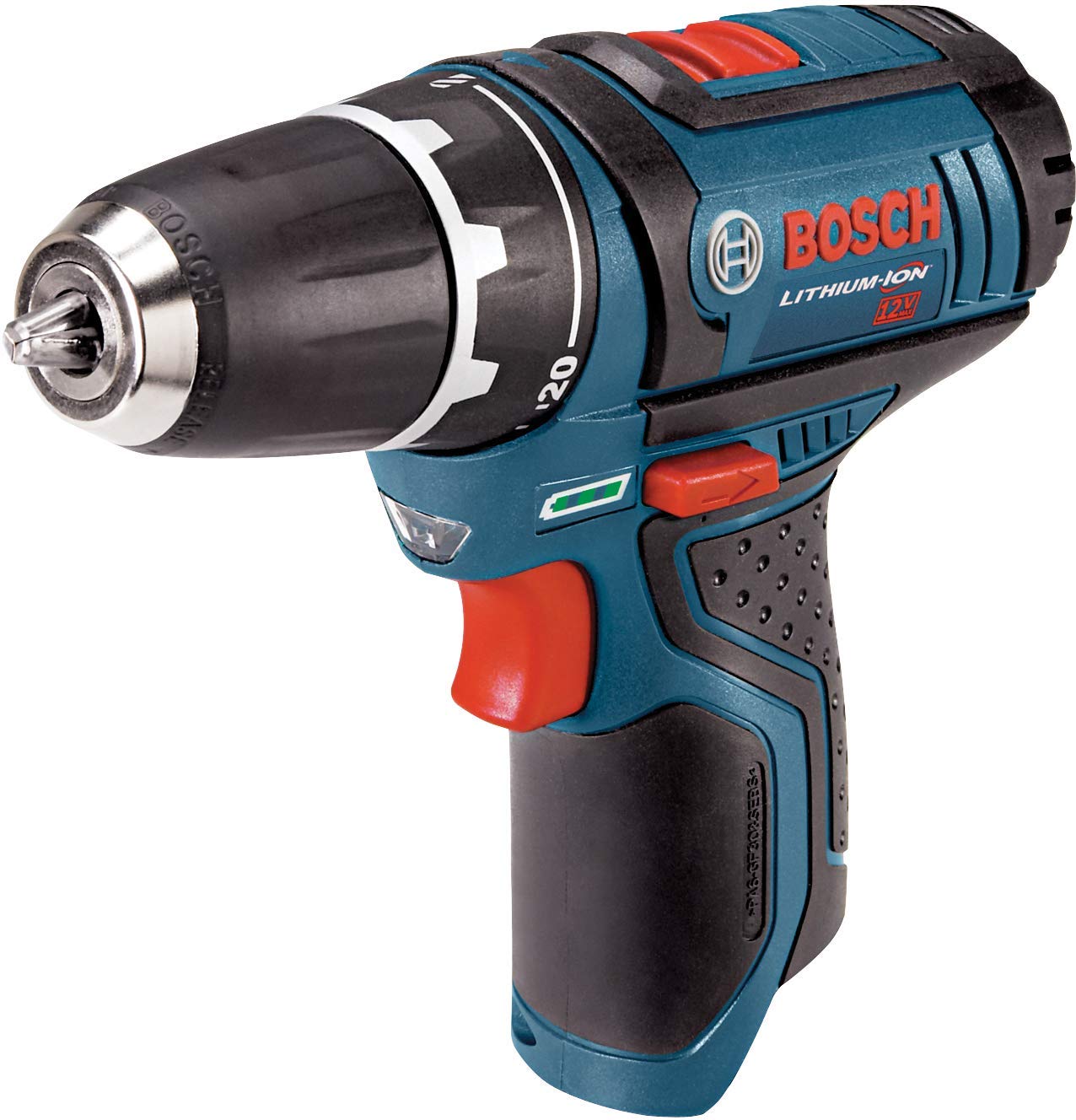 Bosch Ps31n 12v Max 3/8'' Taladro/destornillador - Compacto Y Ligero, 265 Pulgadas Lbs. Torque, Transmisión De 2 Veloc