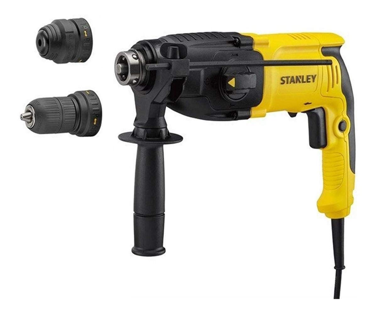 Taladro Stanley Rotomartillo Sds Plus 3 Modos 800w Mandril Intercambiable Portafolio Shr264k Stanley