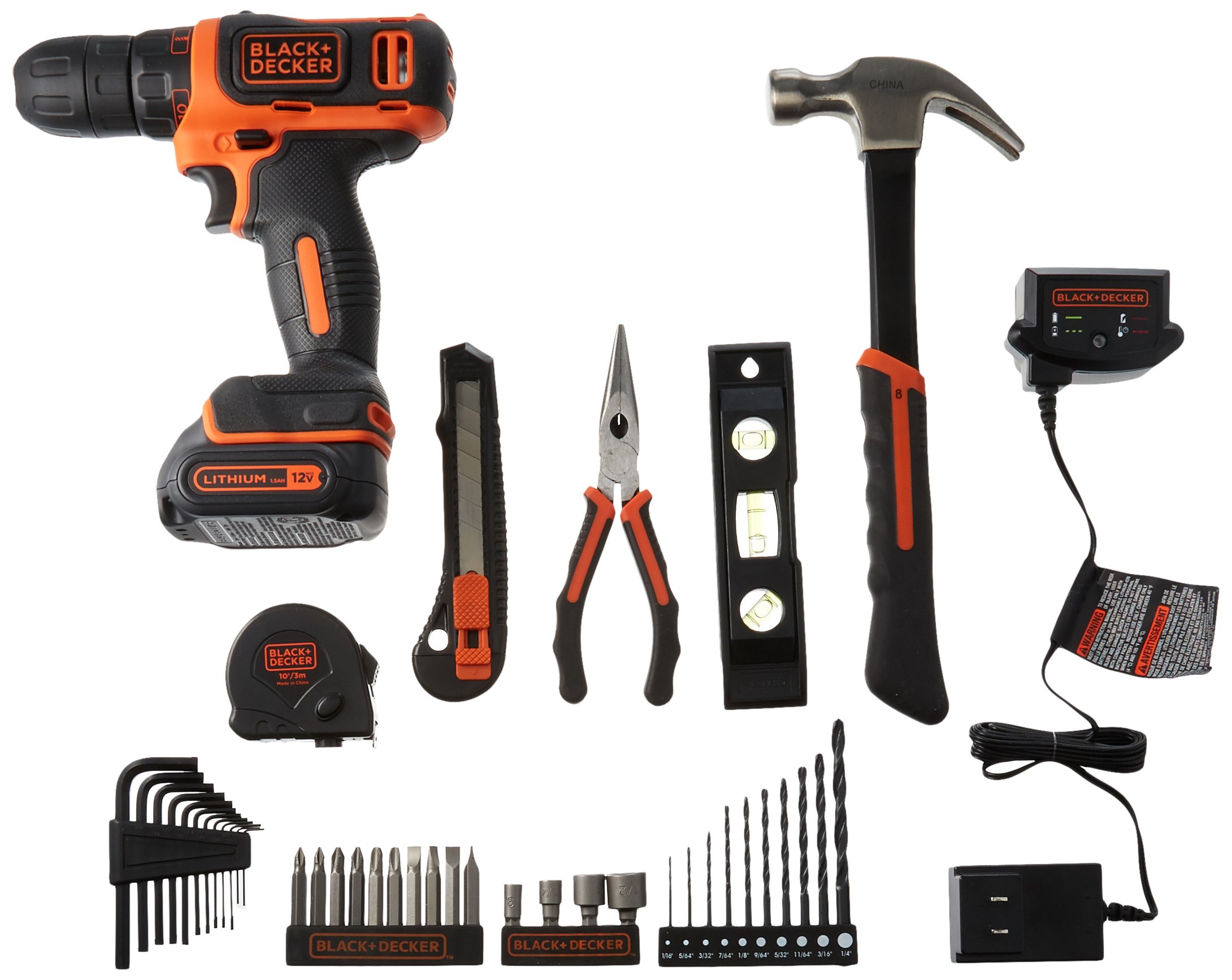 Kit de Taladro Y Herramientas para El Hogar Black+decker 42 Piezas