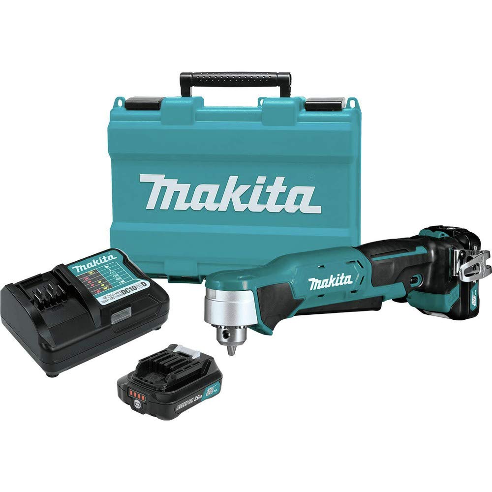 Kit de Taladro Ángulo Recto Cxt De 12 V Máximo 3/8 Pulgadas Makita Ad03r1