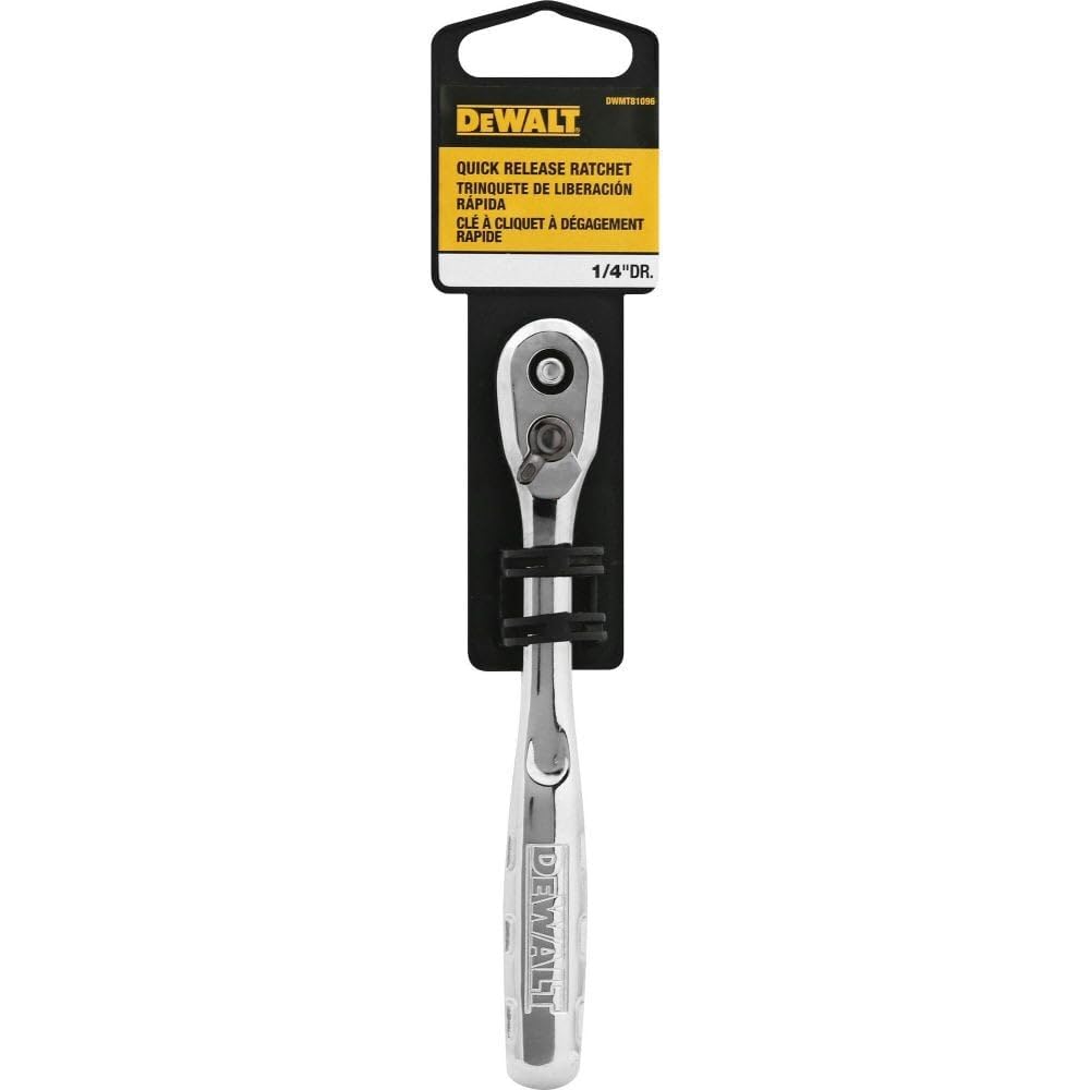 Foto 4 pulgar | Unidad Ratchet Dewalt Dwmt81096 De 1/4 Pulgadas Con Cierre Rápido - Venta Internacional.