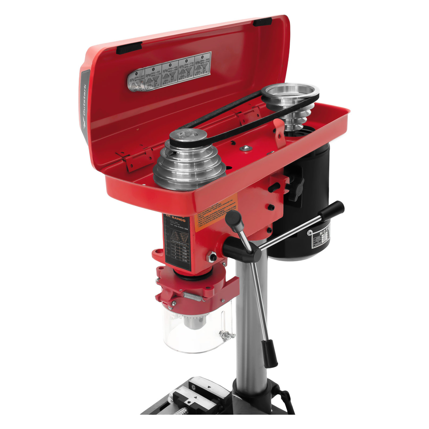 Foto 4 pulgar | Taladro de Banco 1/2 Industrial Columna Prensa Piso 350w 1hp Gutstark Home