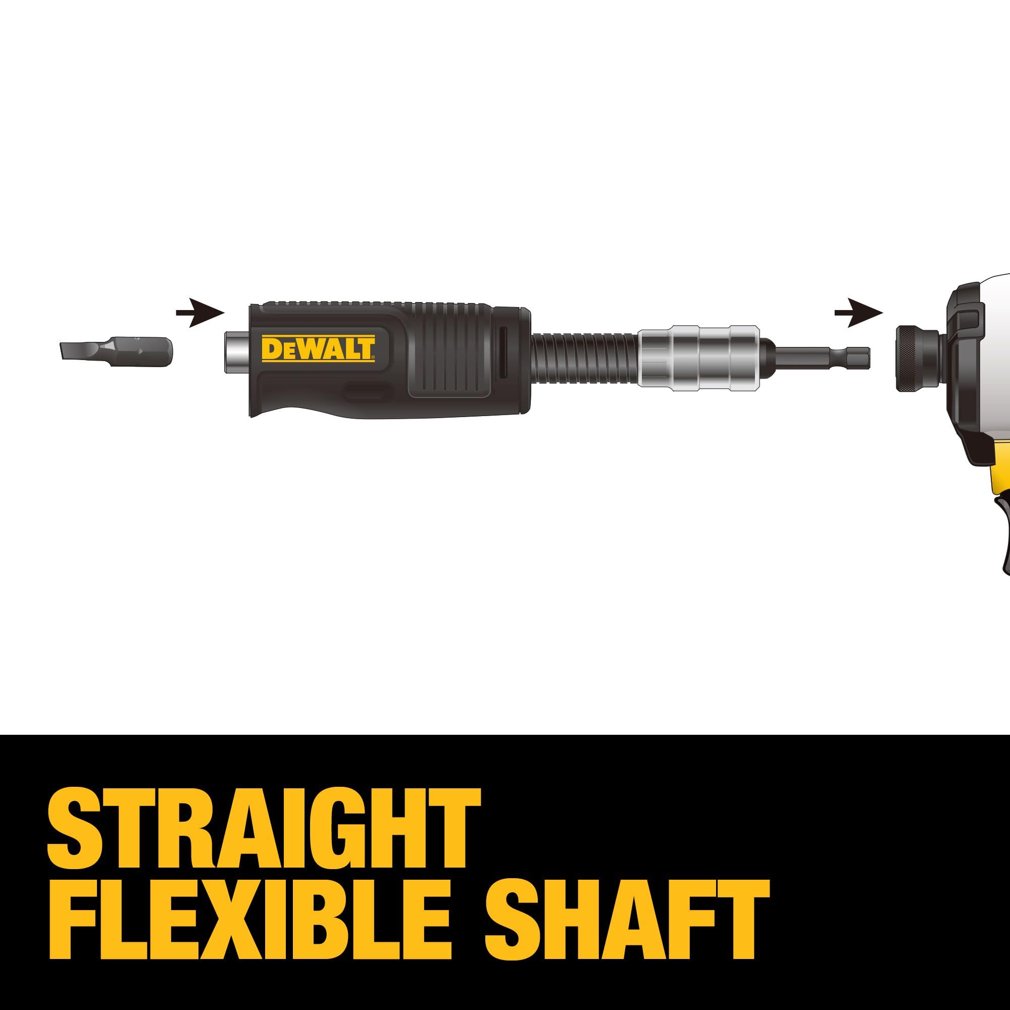 Foto 4 pulgar | Adaptador de Taladro en Ángulo Recto Sistema Dewalt Flextorq 4 en 1 - Venta Internacional