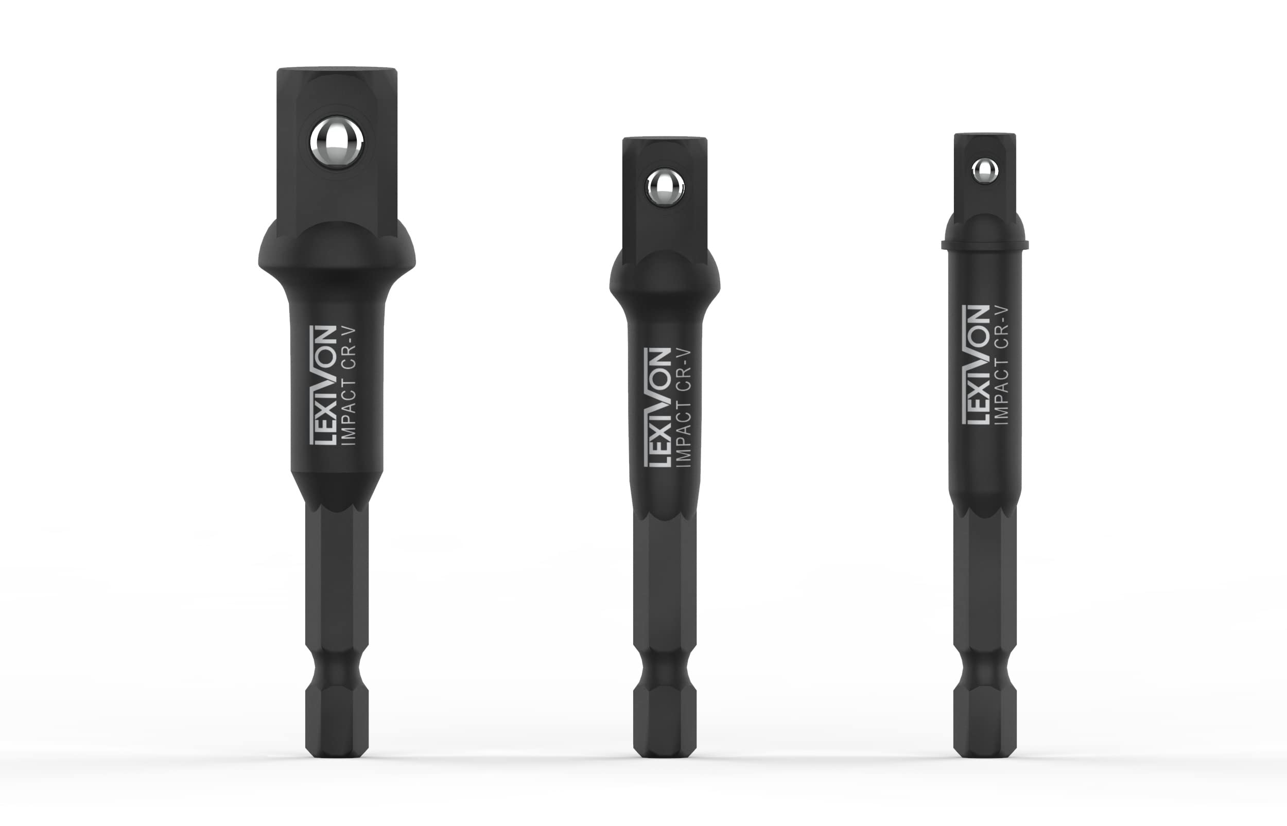 Foto 6 | Juego De Adaptadores De Enchufe Lexivon Impact Grade De 3 Piezas 1/4, 3/8, 1/ - Venta Internacional.