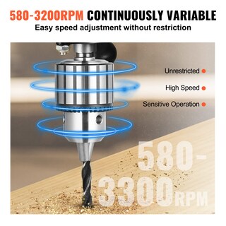 Foto 4 | Prensa Perforadora De Sobremesa Vevor 12 Pulgadas Swing 5a 120 V Con Láser - Venta Internacional.