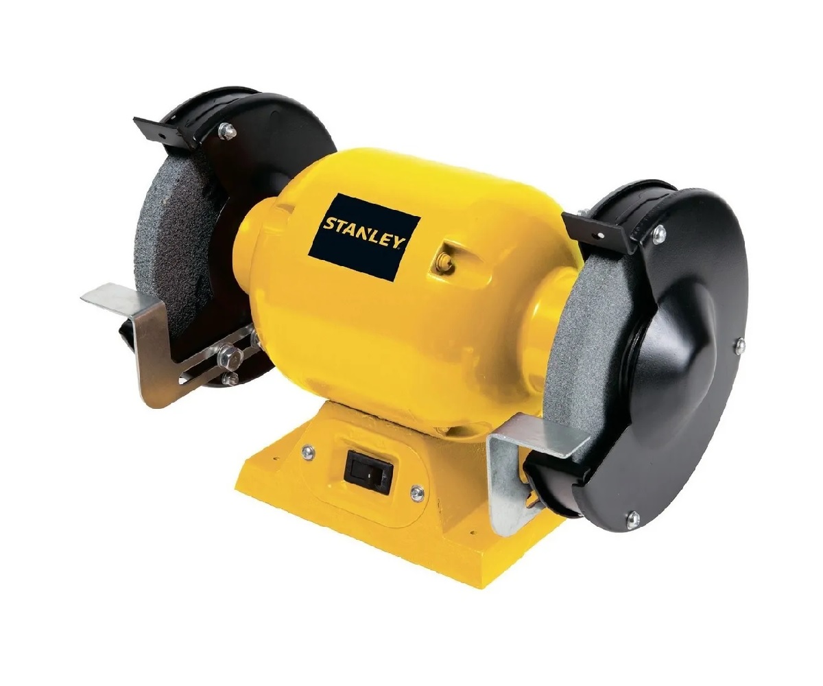 Esmeril de Banco de 1/2 Hp Stanley Stgb3715-b3 color Amarillo