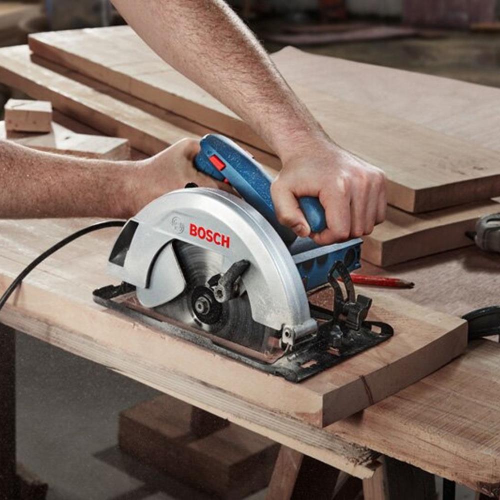 Foto 8 pulgar | Sierra Circular Bosch Gks130 + Cepillo Madera Industrial Dc 500w