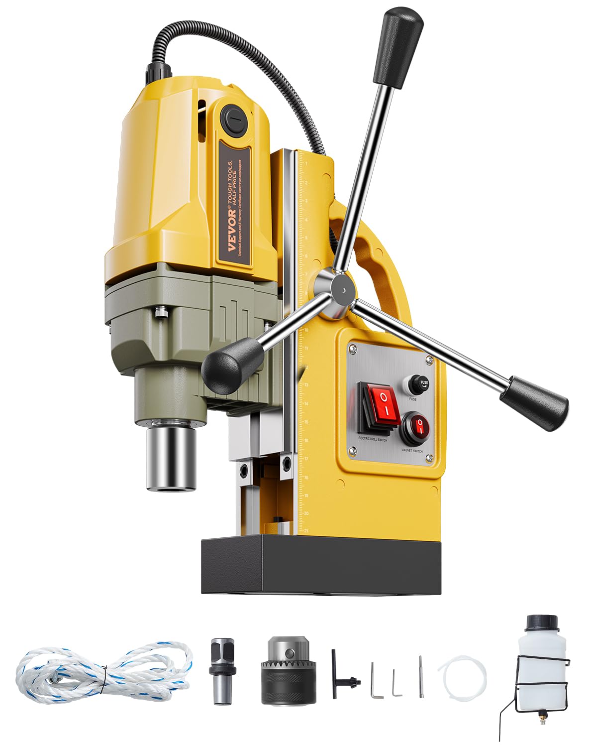 Foto 2 pulgar | Taladro Magnético Vevor 1400w 40 Mm 800 Rpm - Venta Internacional