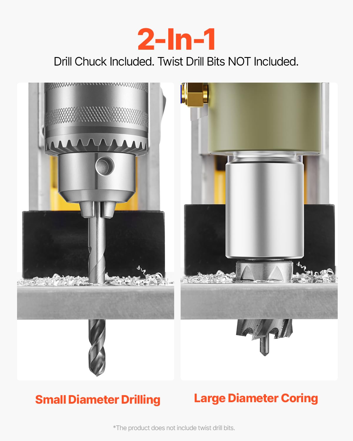 Foto 4 pulgar | Taladro Magnético Vevor 1400w 40 Mm 800 Rpm - Venta Internacional