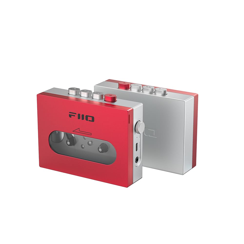 Foto 2 pulgar | Reproductor De Casetes Portátil Fiio Cp13 Con Conector De 3,5 Mm Rojo/plateado - Venta Internacional.