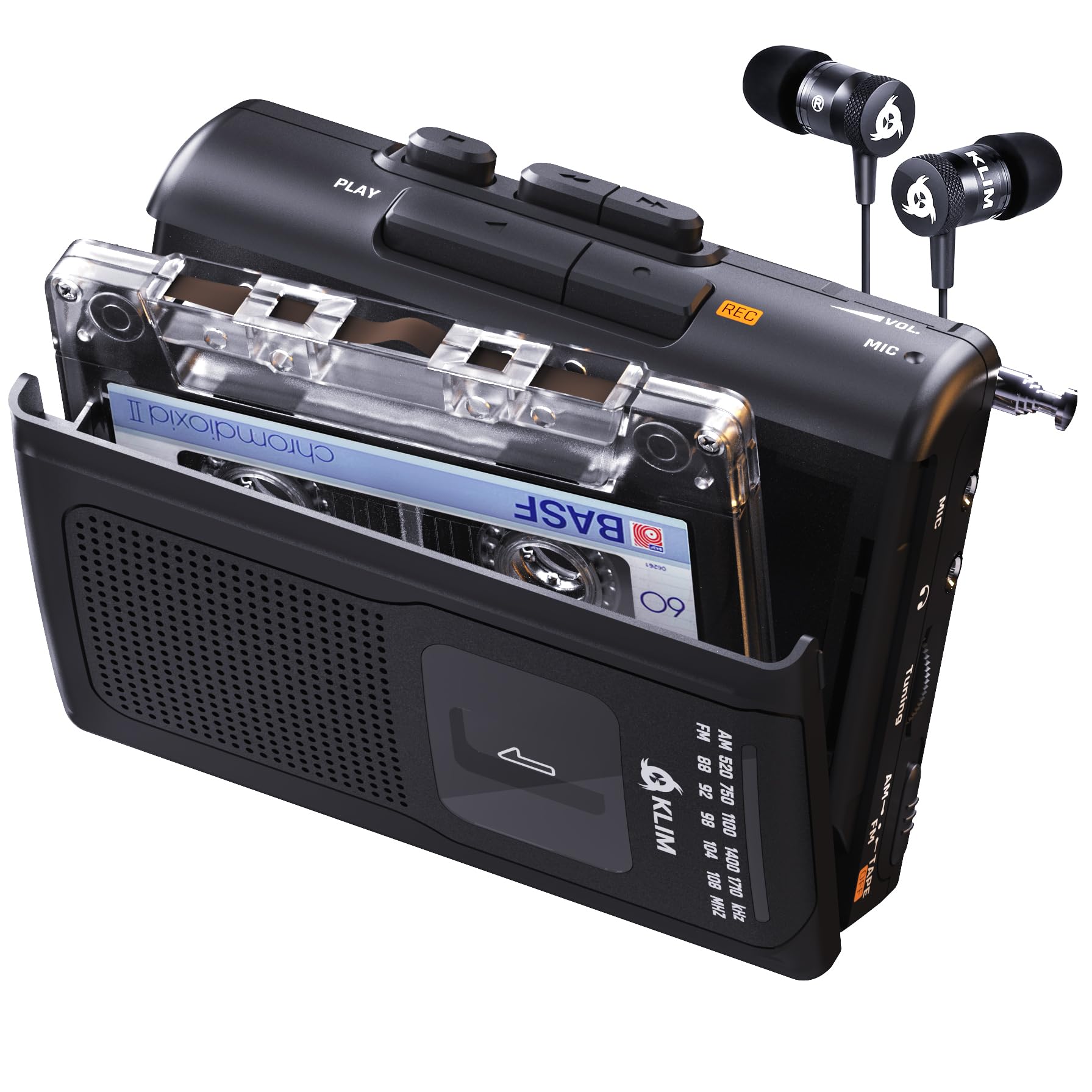 Foto 1 | Reproductor De Casetes Portátil Klim K8 Con Radio Am/fm - Venta Internacional.