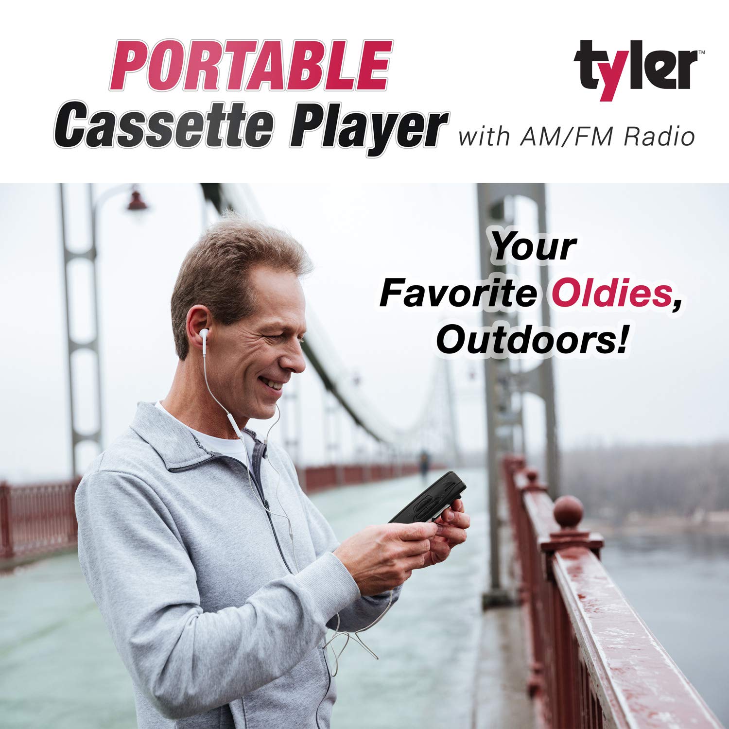 Foto 4 pulgar | Reproductor De Casetes Estéreo Portátil Tyler Tcp-02 Con Radio Am/fm - Venta Internacional.