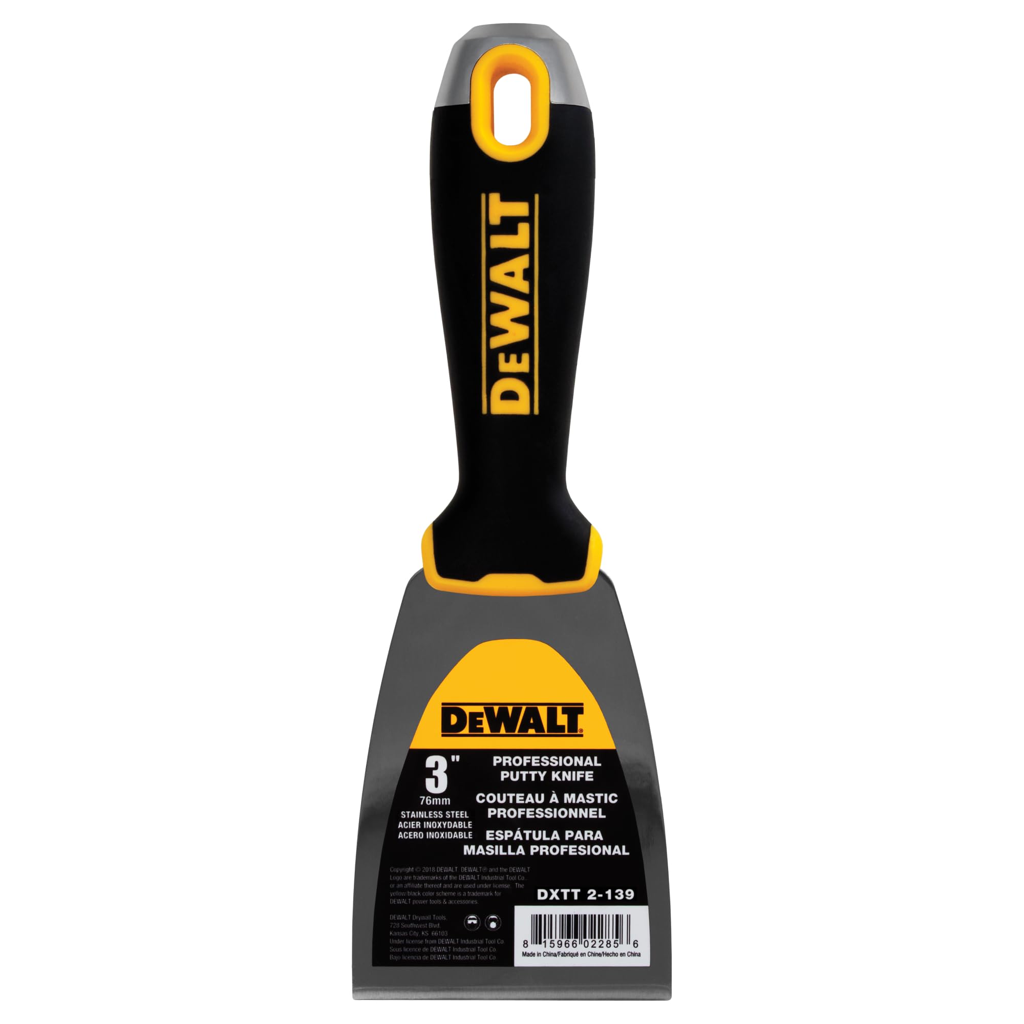 Foto 2 pulgar | Espátula Dewalt Dxtt-2-139 De Acero Inoxidable Con Empuñadura Suave - Venta Internacional.