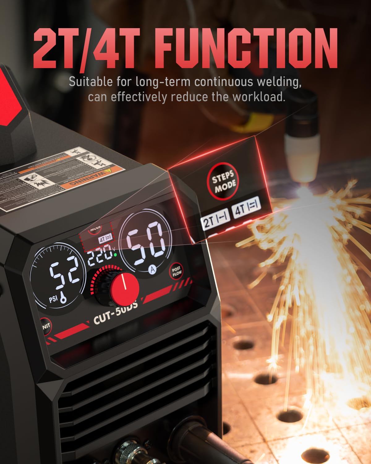 Foto 5 pulgar | Cortador De Plasma Yeswelder Cut-50ds 50a Air Power 110/220 V - Venta Internacional.