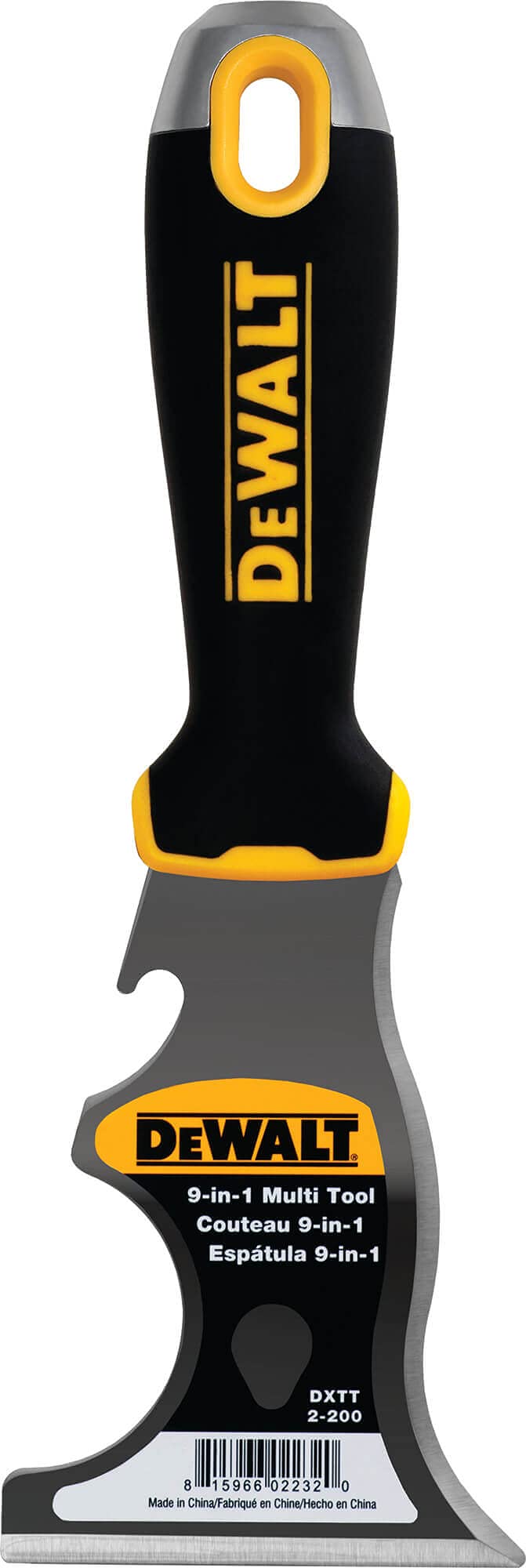 Foto 2 pulgar | Herramienta De Pintor Dewalt Dxtt-2-200 9 En 1 De Acero Al Carbono Con Empuñadura Suave - Venta Internacional.