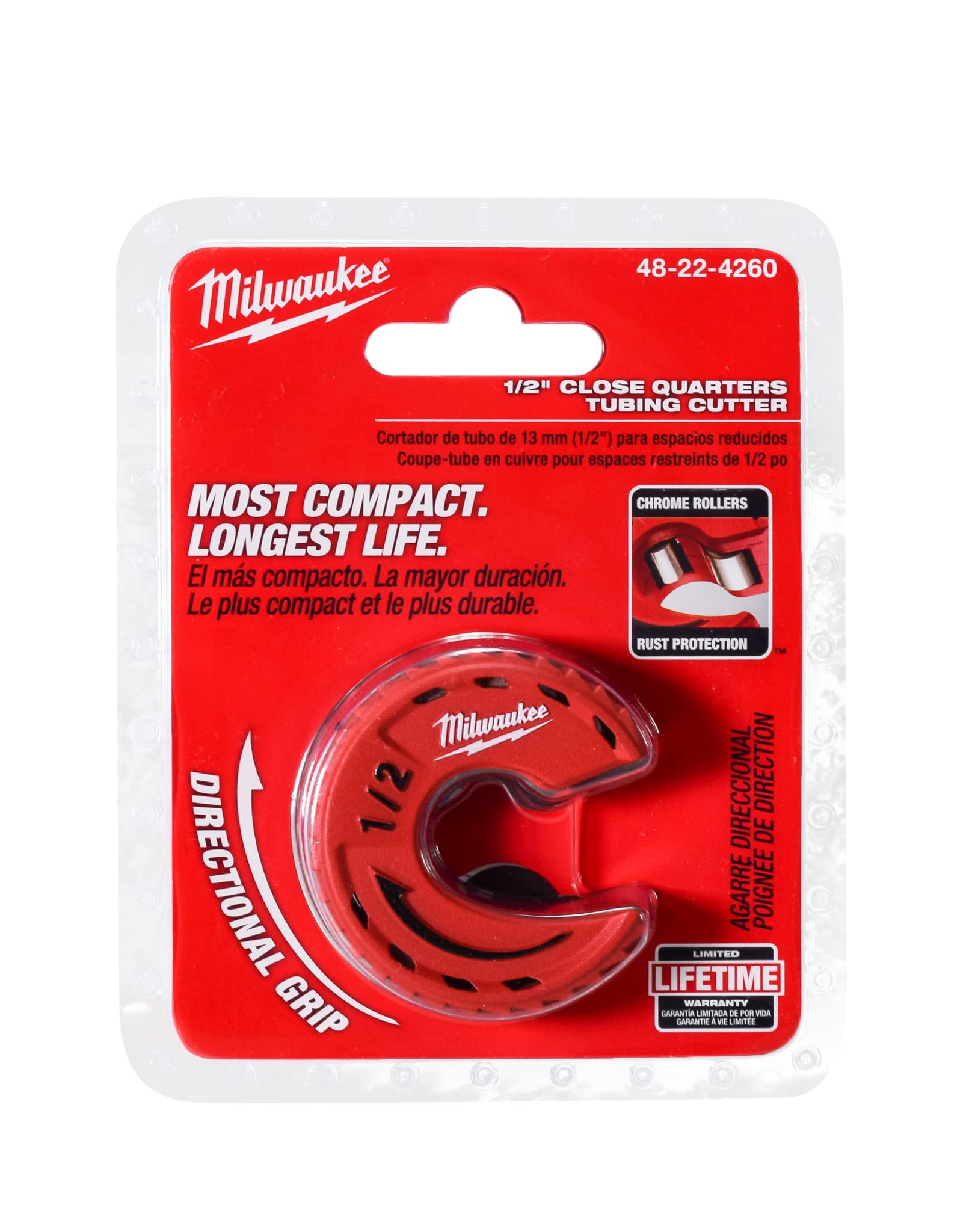 Cortadora De Tubos Milwaukee 1/2 Close Quarters 48-22-4260 - Venta Internacional. $695