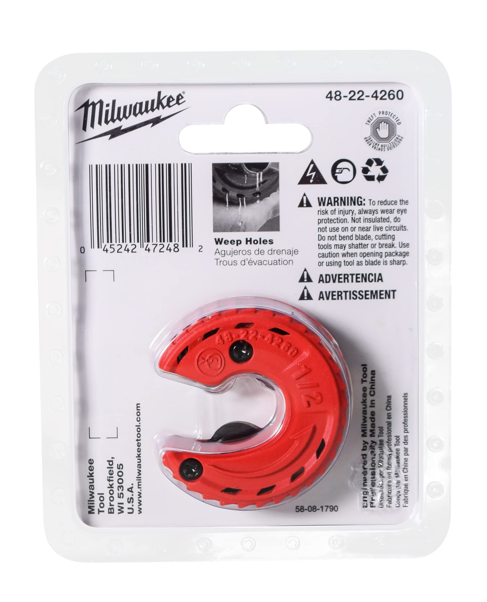 Foto 6 pulgar | Cortadora De Tubos Milwaukee 1/2 Close Quarters 48-22-4260 - Venta Internacional.