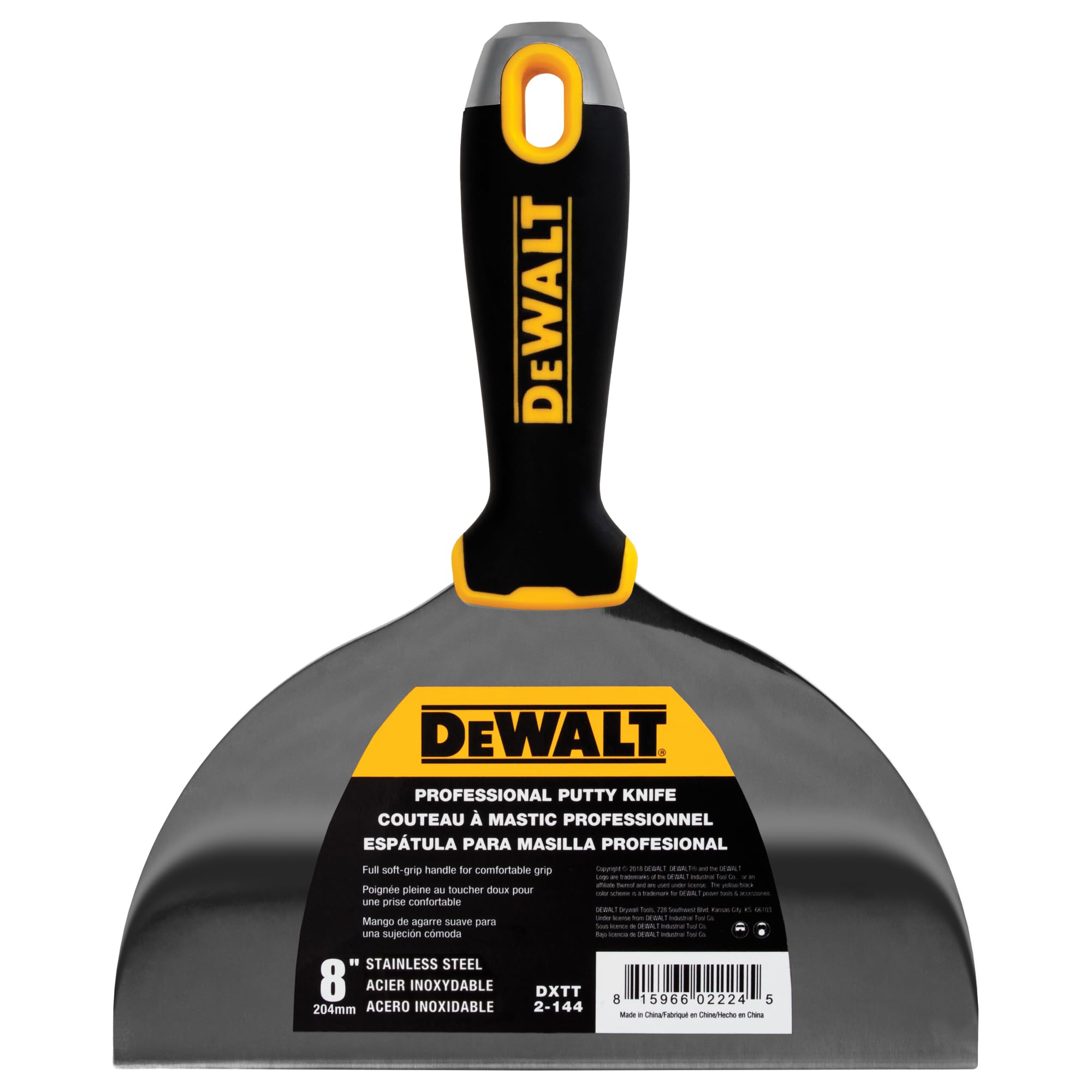 Espátula Dewalt Dxtt-2-144 De Acero Inoxidable Con Empuñadura Suave - Venta Internacional. $689