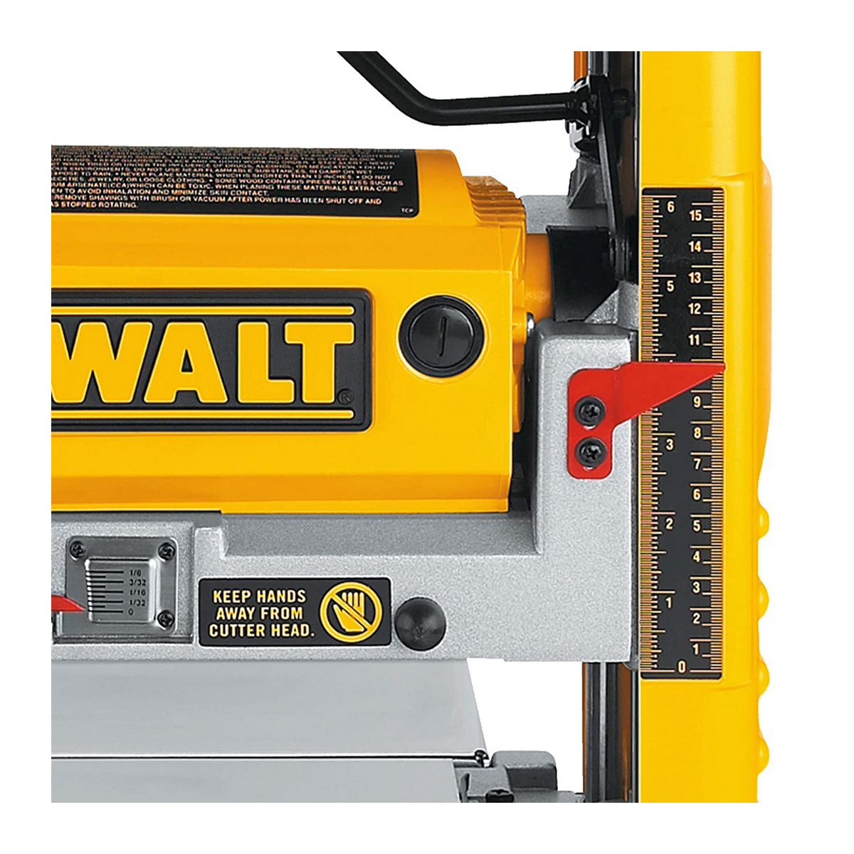 Foto 5 pulgar | Cepillo De Banco Para Madera DeWALT 12.1/2'' 02.1/2 Hp 2000 W 20000 Cpm 10000 Rpm Con 3 Cuchillas