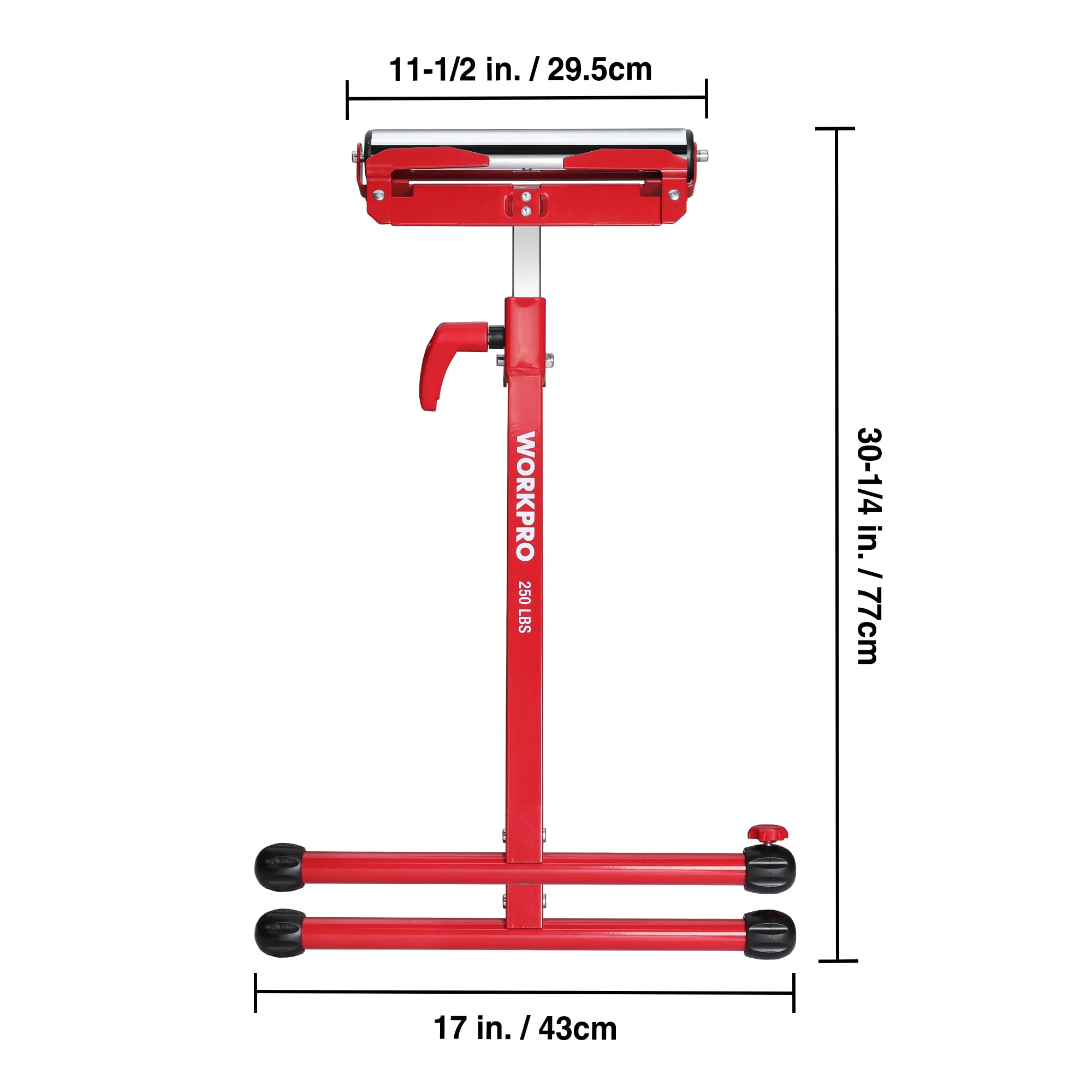 Foto 4 pulgar | Soporte Plegable Con Ruedas Workpro, Altura Ajustable, 250 Kg - Venta Internacional.