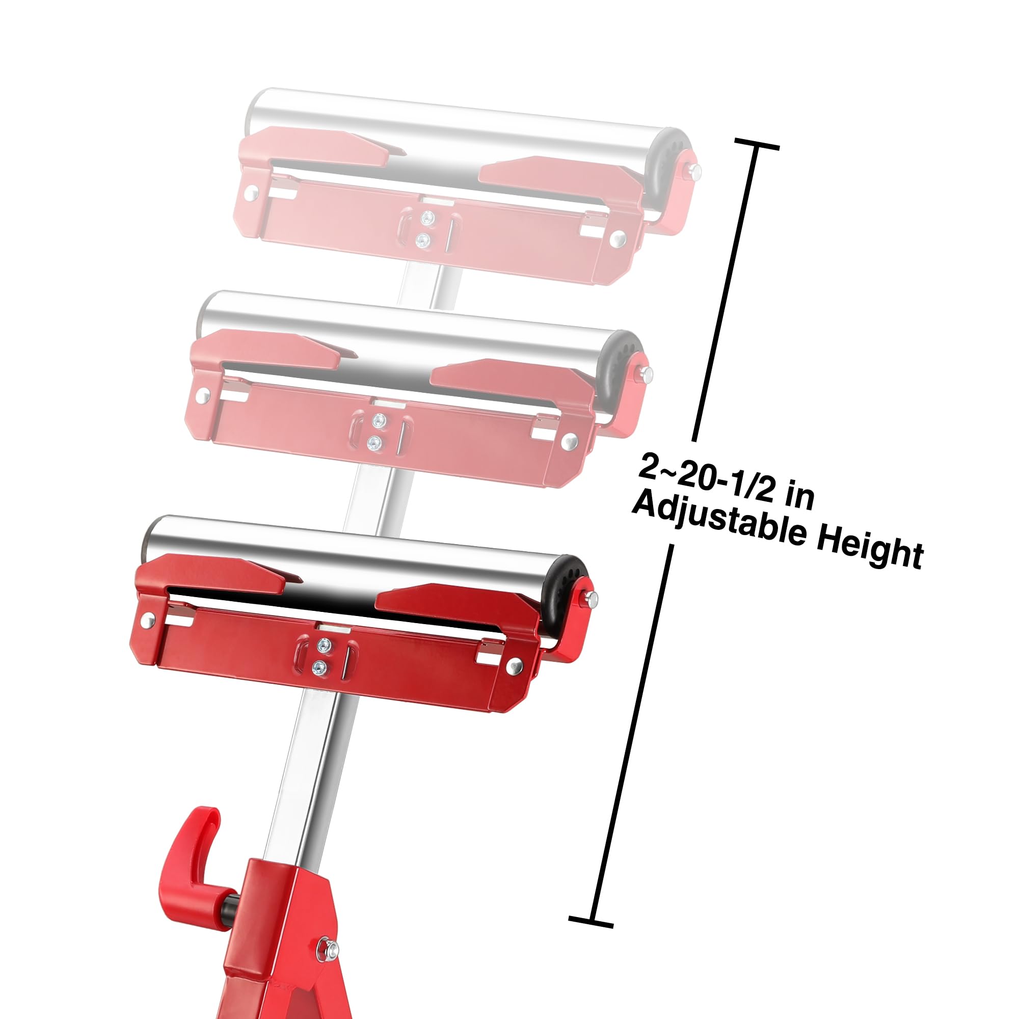 Foto 5 pulgar | Soporte Plegable Con Ruedas Workpro, Altura Ajustable, 250 Kg - Venta Internacional.