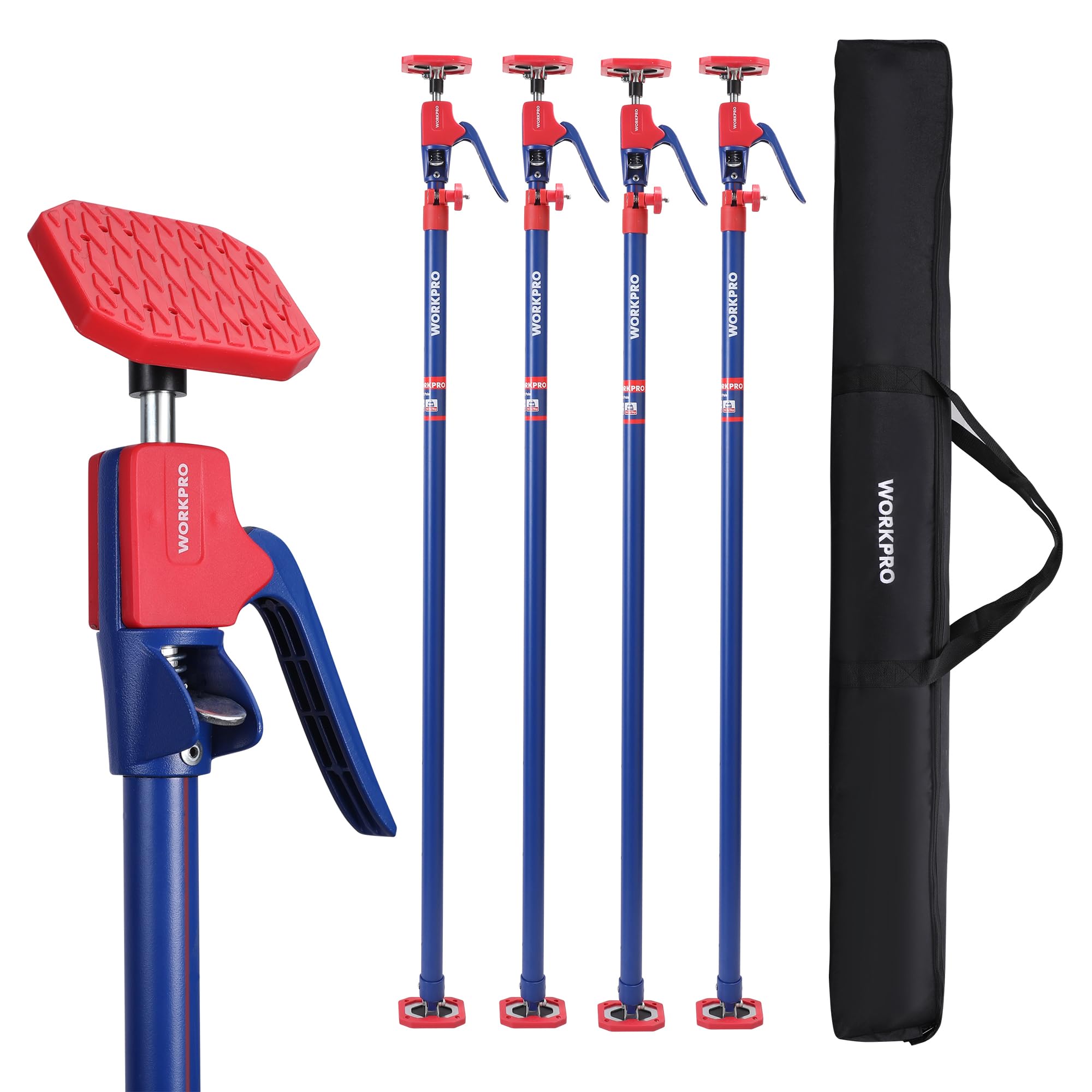 Foto 2 pulgar | Barra De Soporte Telescópica Workpro Cabinet Jack Para Tercera Mano, Paquete De 4 - Venta Internacional.