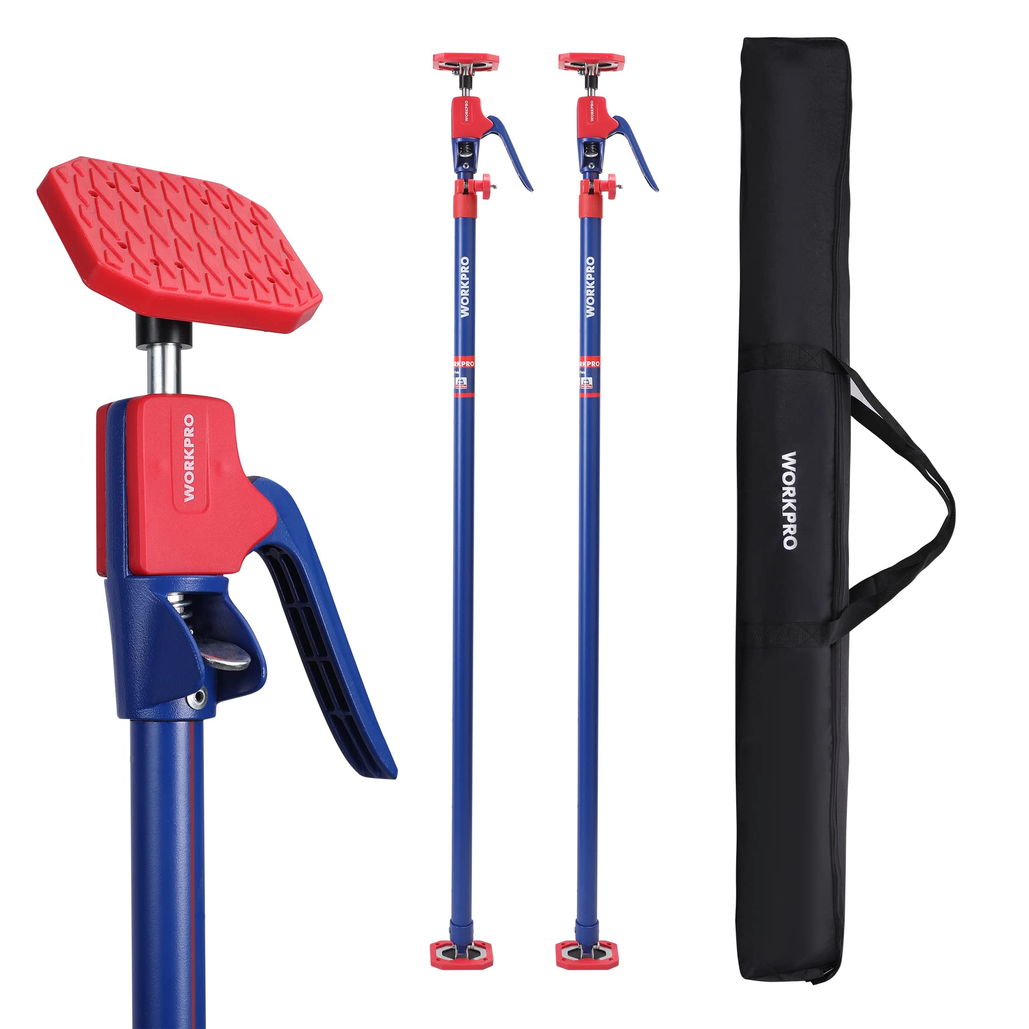 Foto 2 pulgar | Barra De Soporte Telescópica Workpro Cabinet Jack Para Tercera Mano, Paquete De 2 - Venta Internacional.