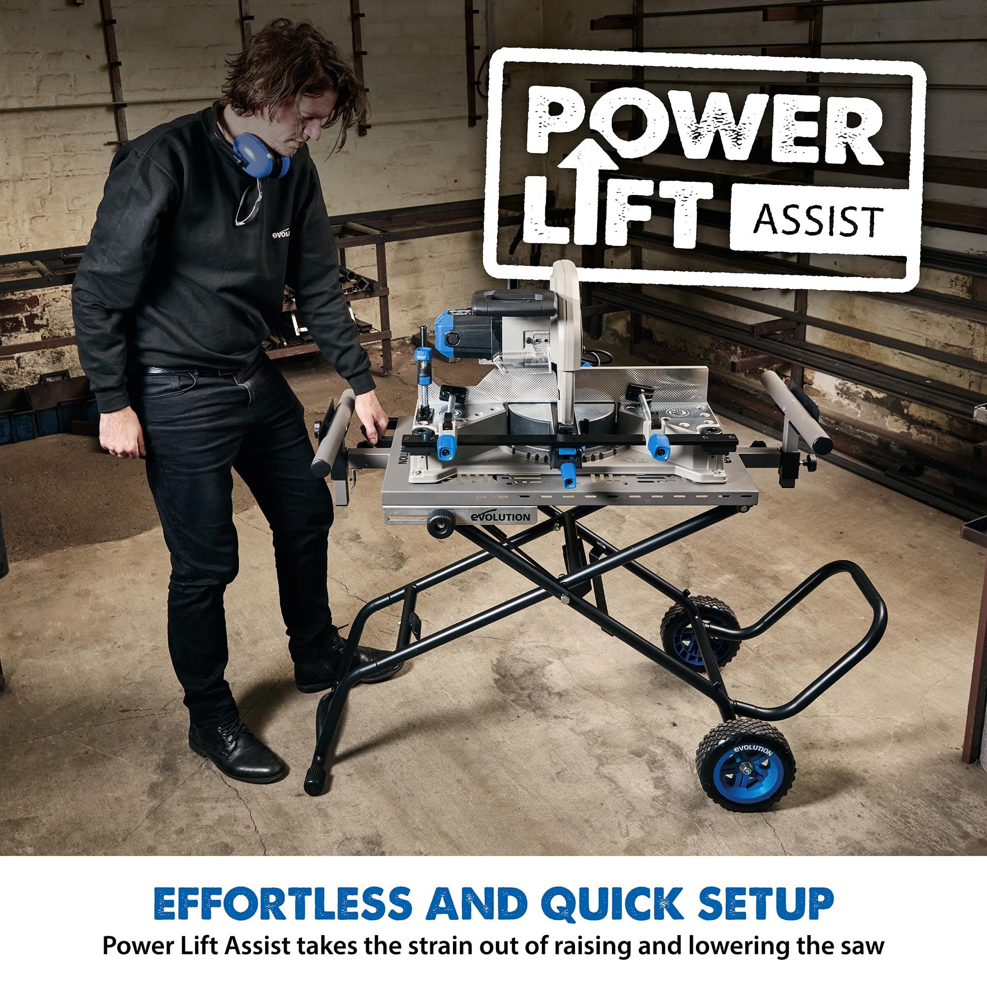 Foto 6 pulgar | Soporte Para Sierra Ingletadora Evolution Mcsstand Con Powerlift Assist - Venta Internacional.