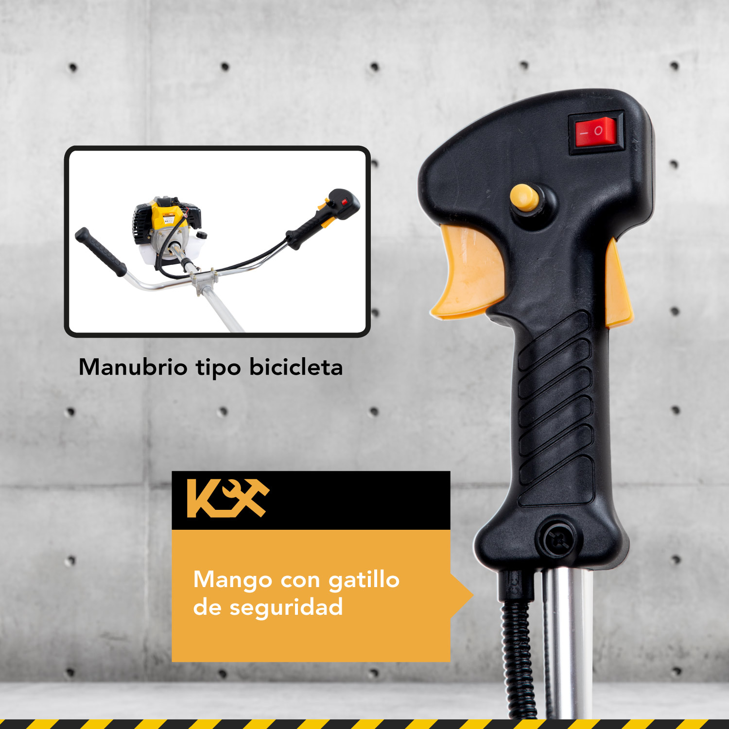 Foto 7 pulgar | Desbrozadora a Gasolina Kingsman KIND5200 52cc 2.5hp